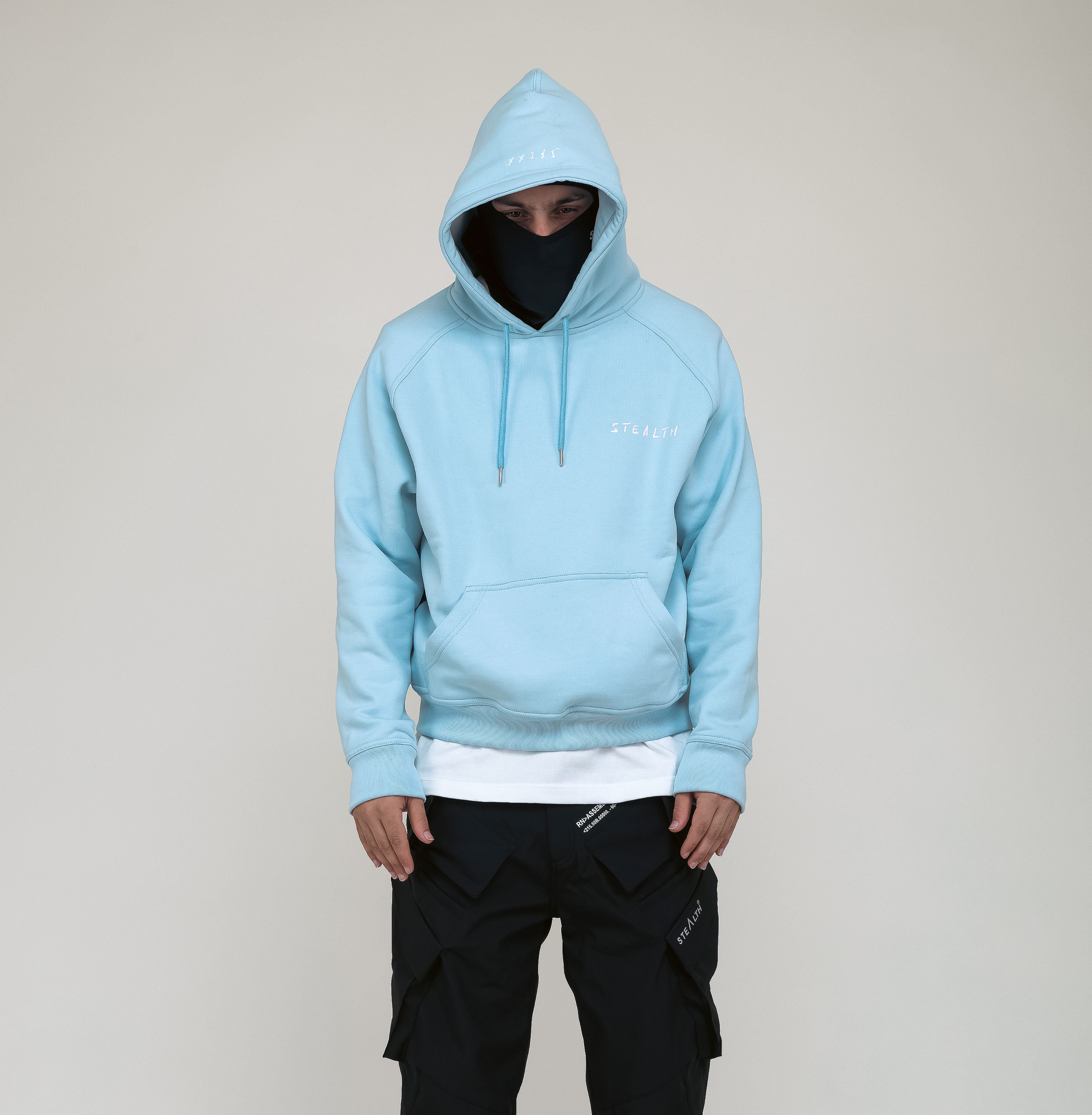 They don't see heavy weight Hoody (Sky Blue) & Tee Shirt