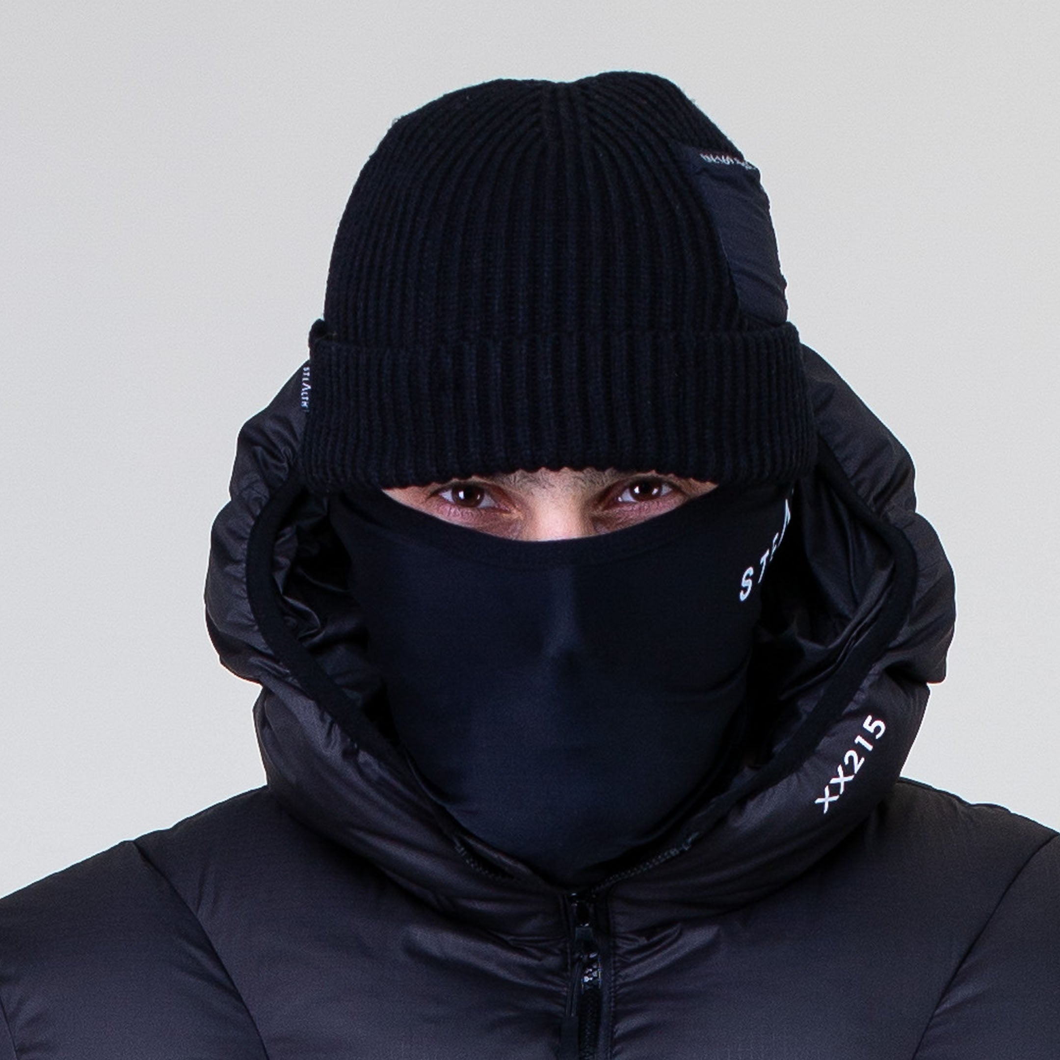 Patch Tech Beanie Black