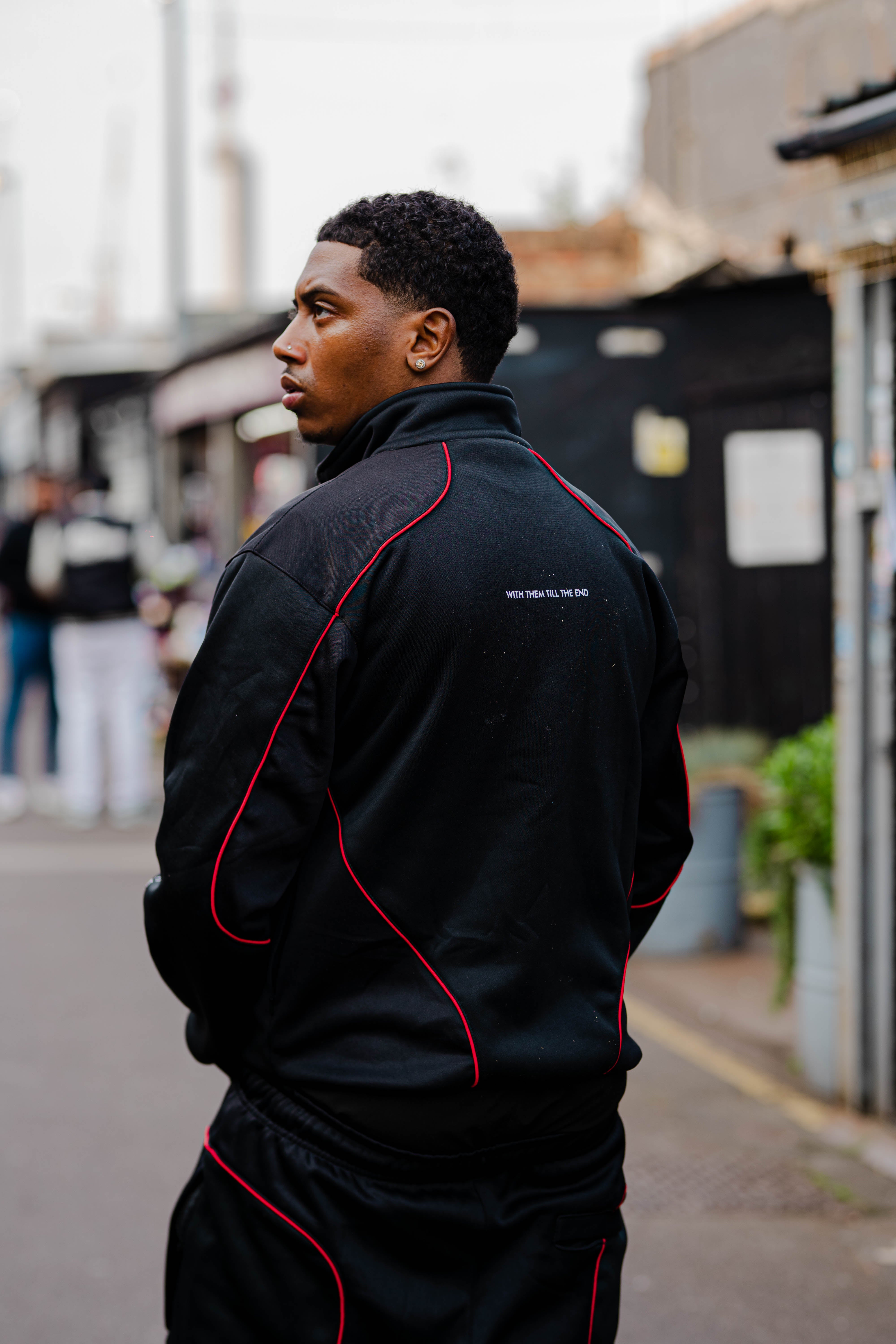 Apex Tracksuit (Black Red)