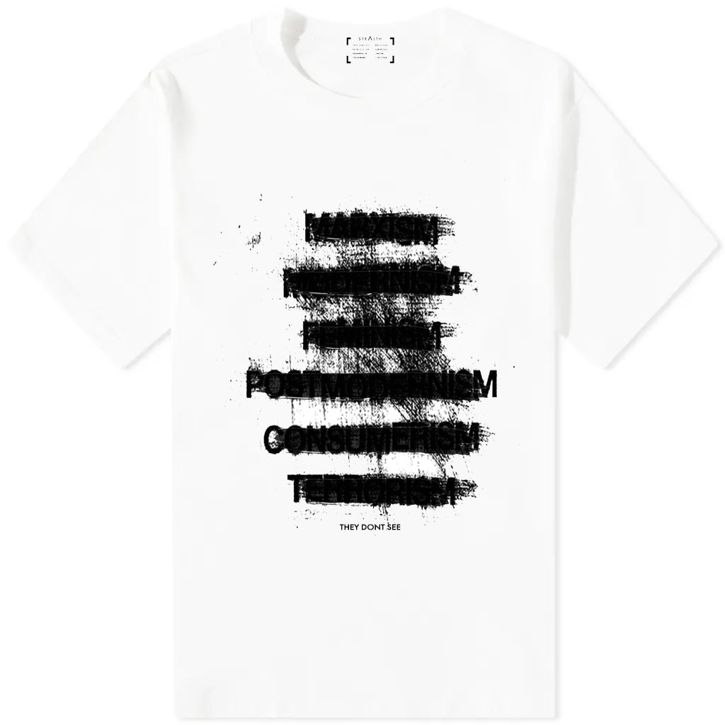 Consumerism Tee shirt (White)