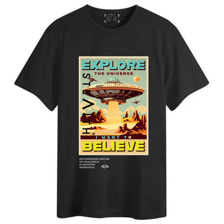 Do you believe ? Tee Shirt (Black)