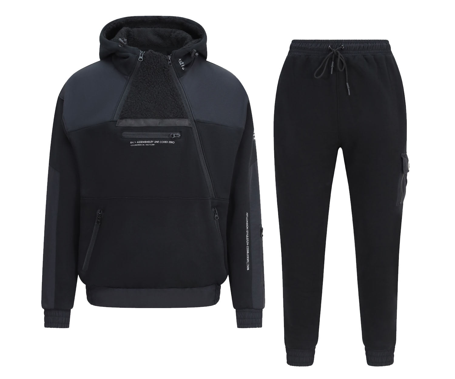 Quantom Tech Tracksuit V2 (Black)