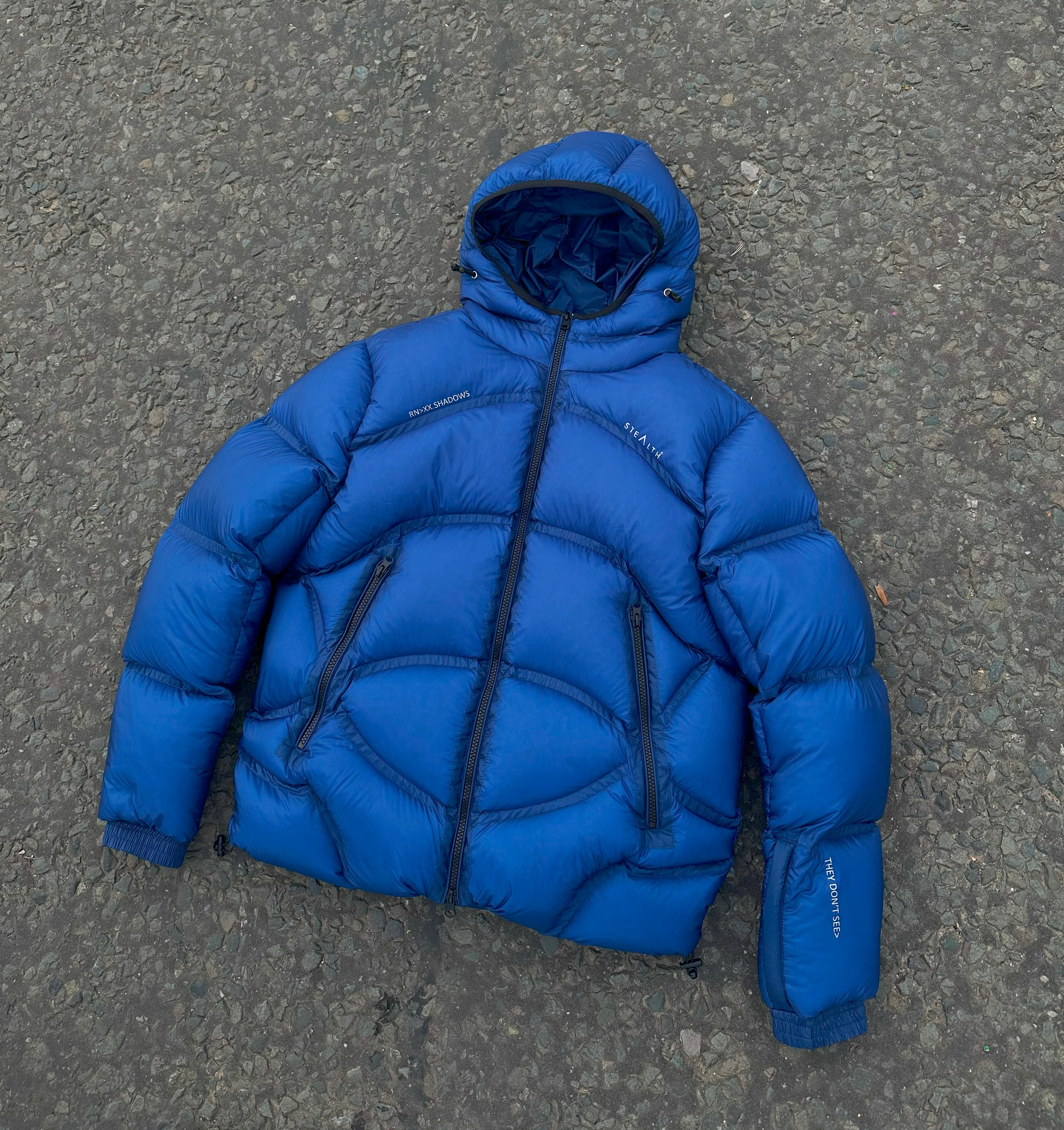 Shadow Storm Puffa Jacket (Stealth Blue)
