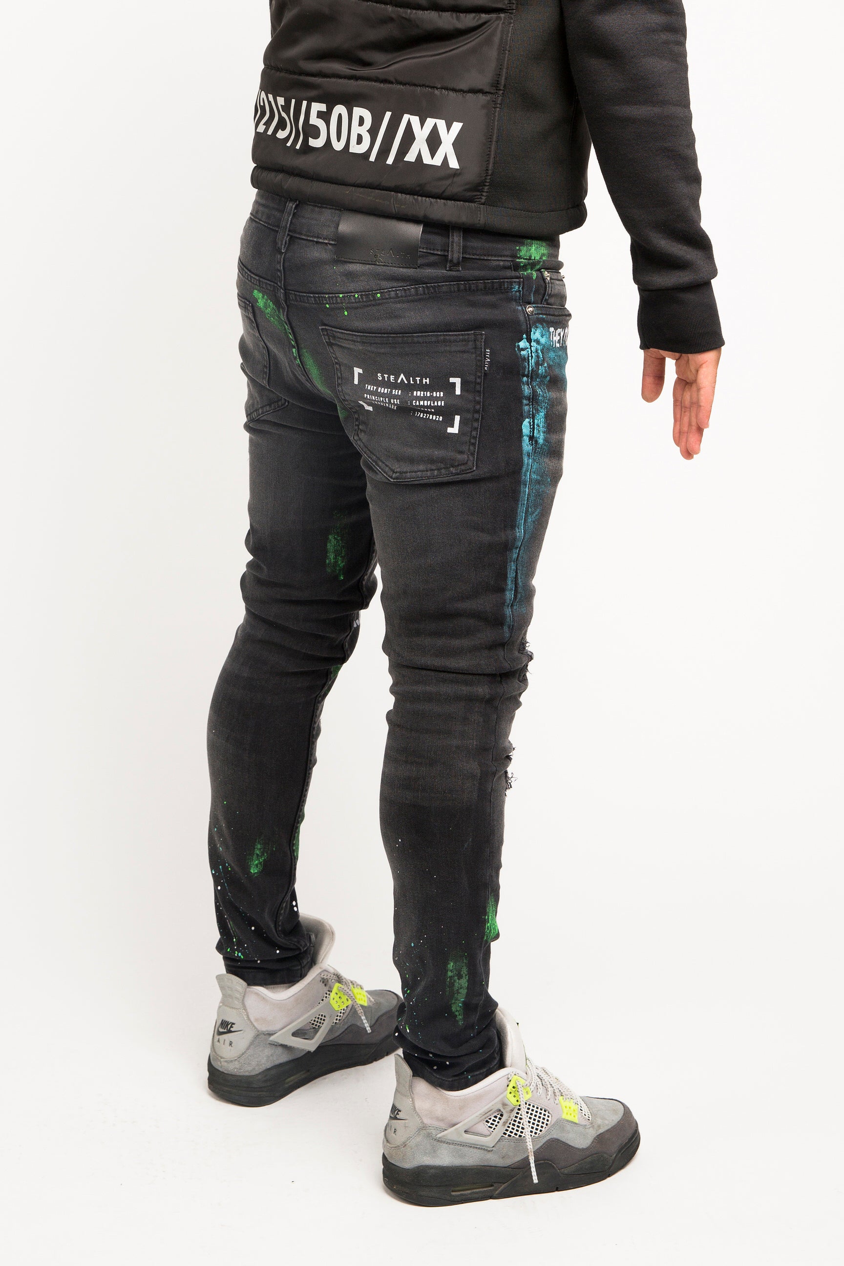 Antidote Denim (Black/Lime)