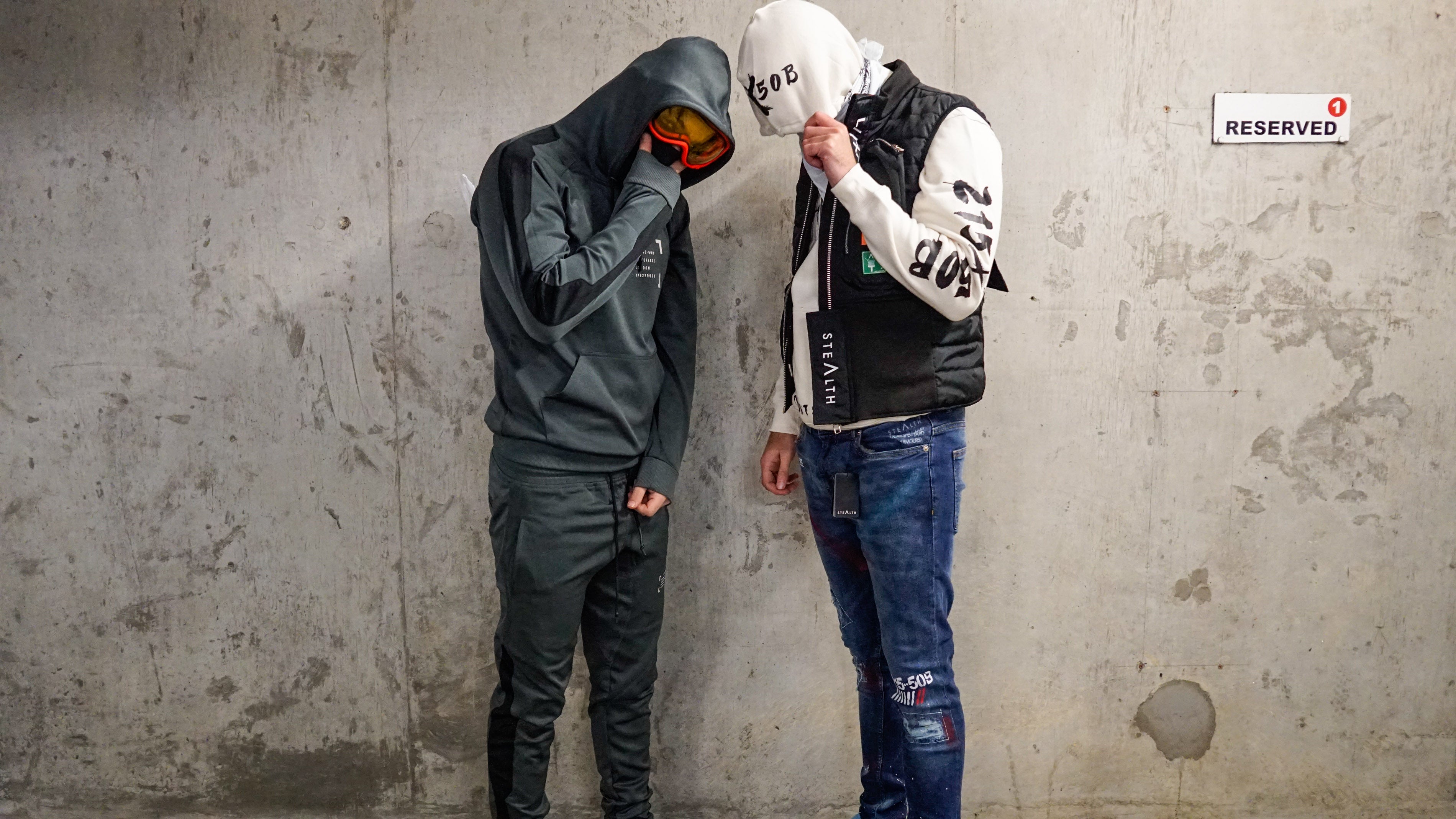 Damage Control Facemask Tracksuit (Charcoal Grey)