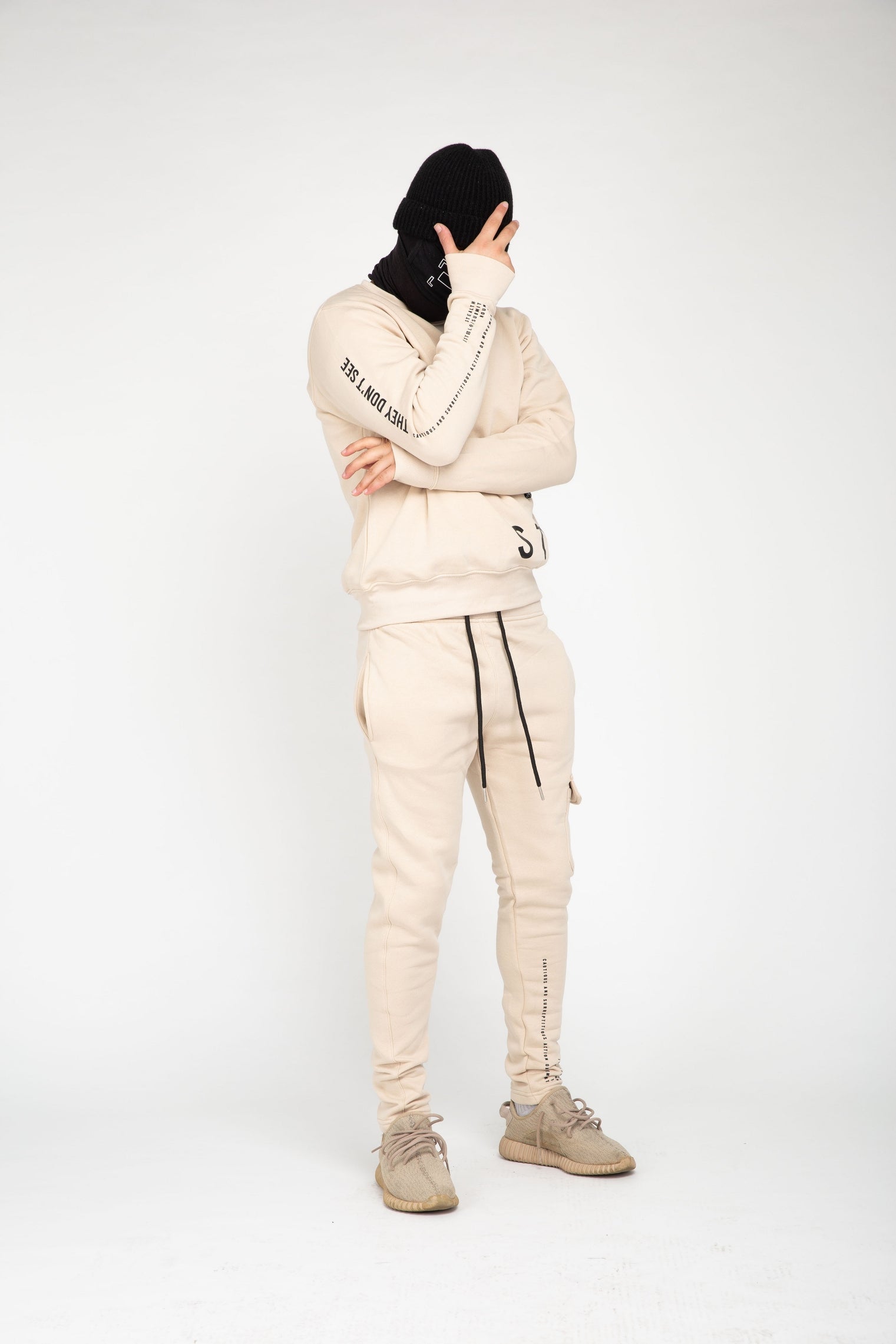 No Side Man Tracksuit (Beige)