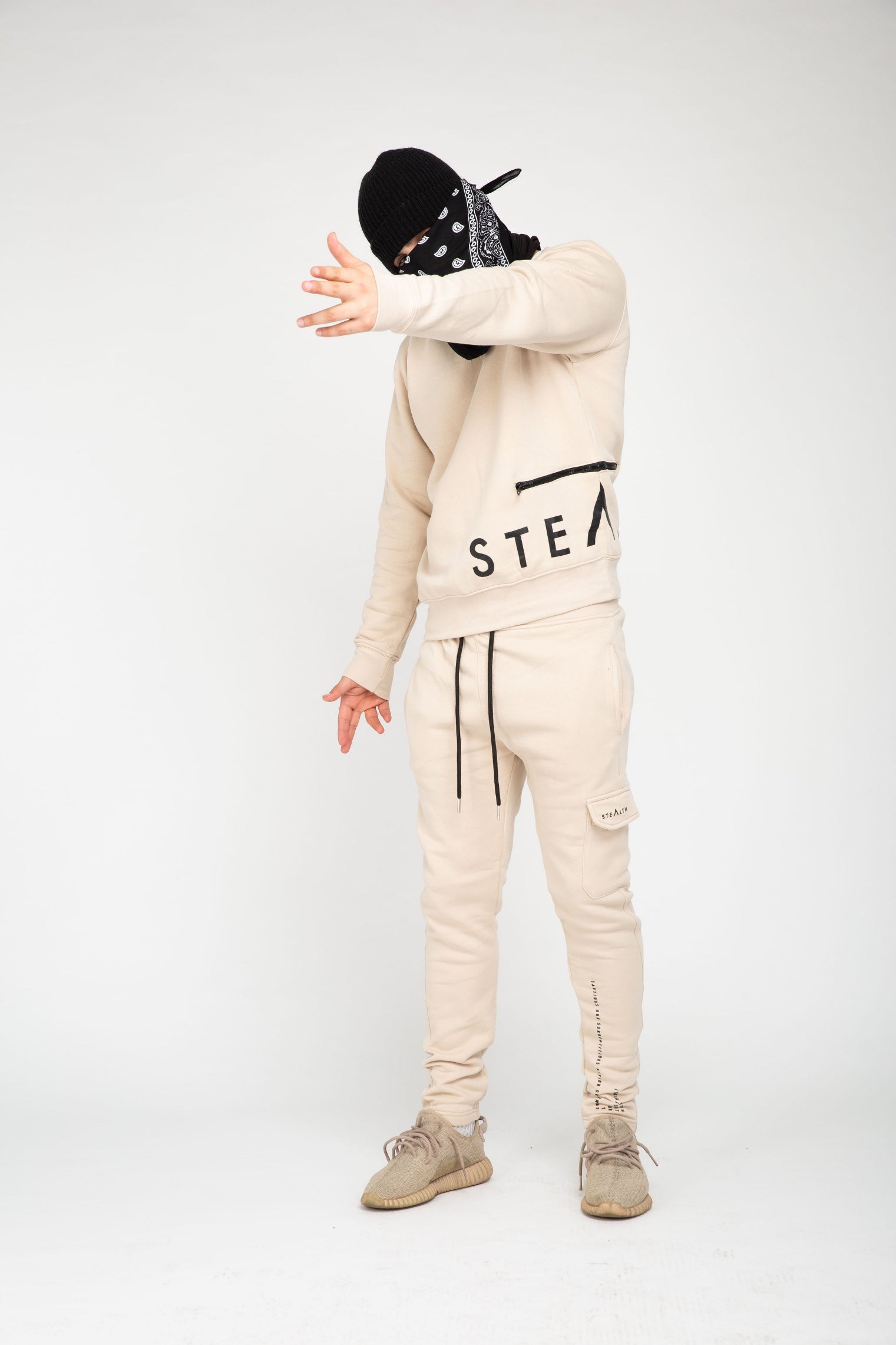 No Side Man Tracksuit (Beige)