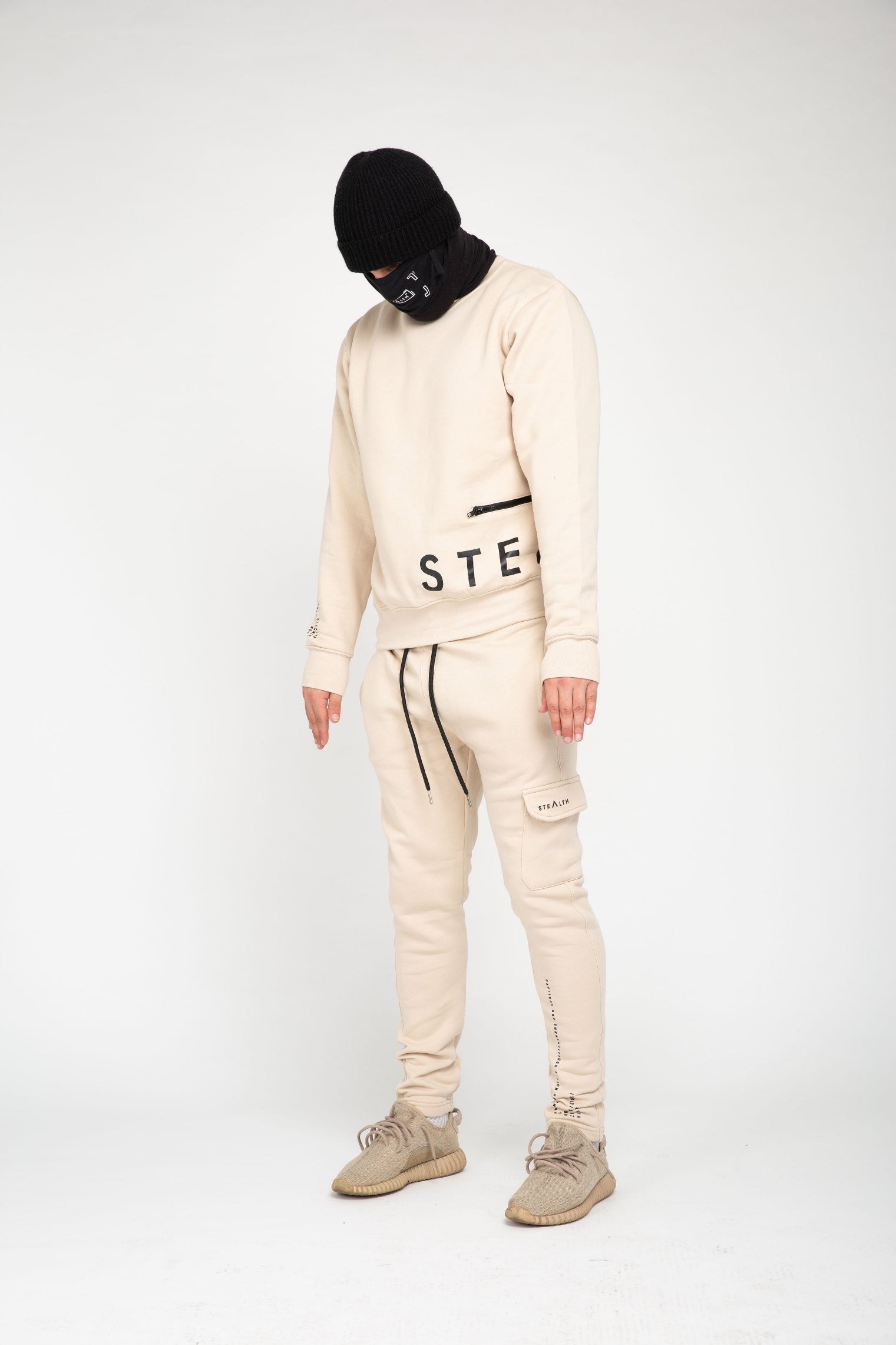 No Side Man Tracksuit (Beige)