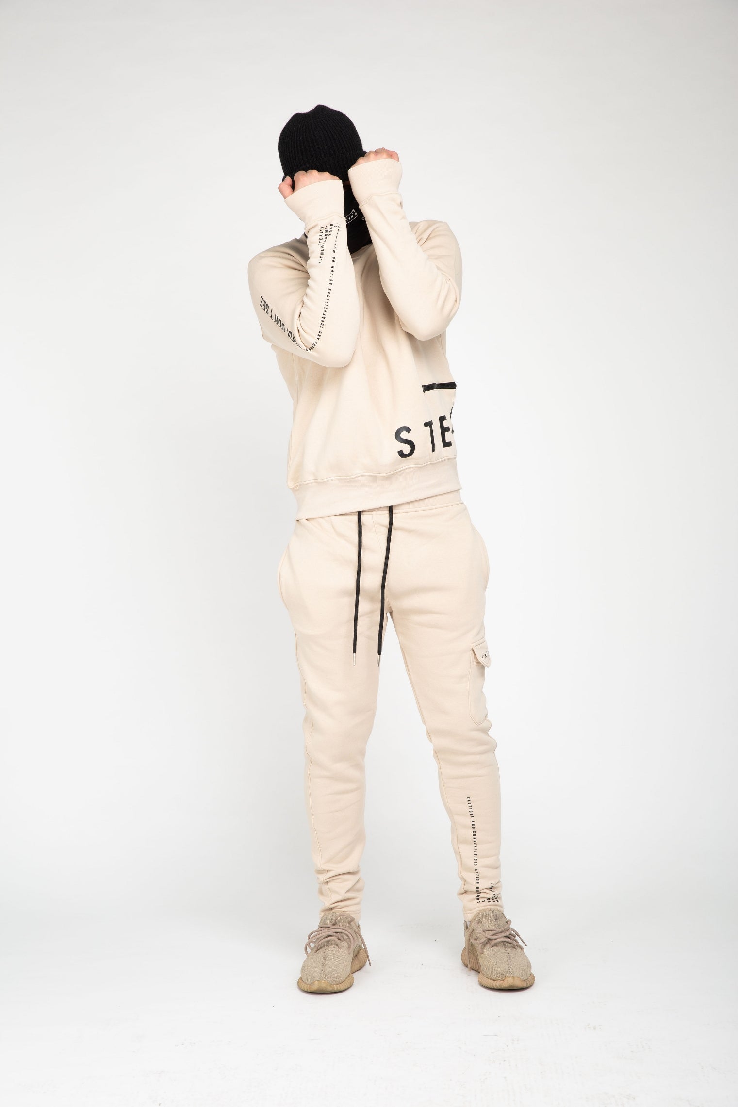 No Side Man Tracksuit (Beige)