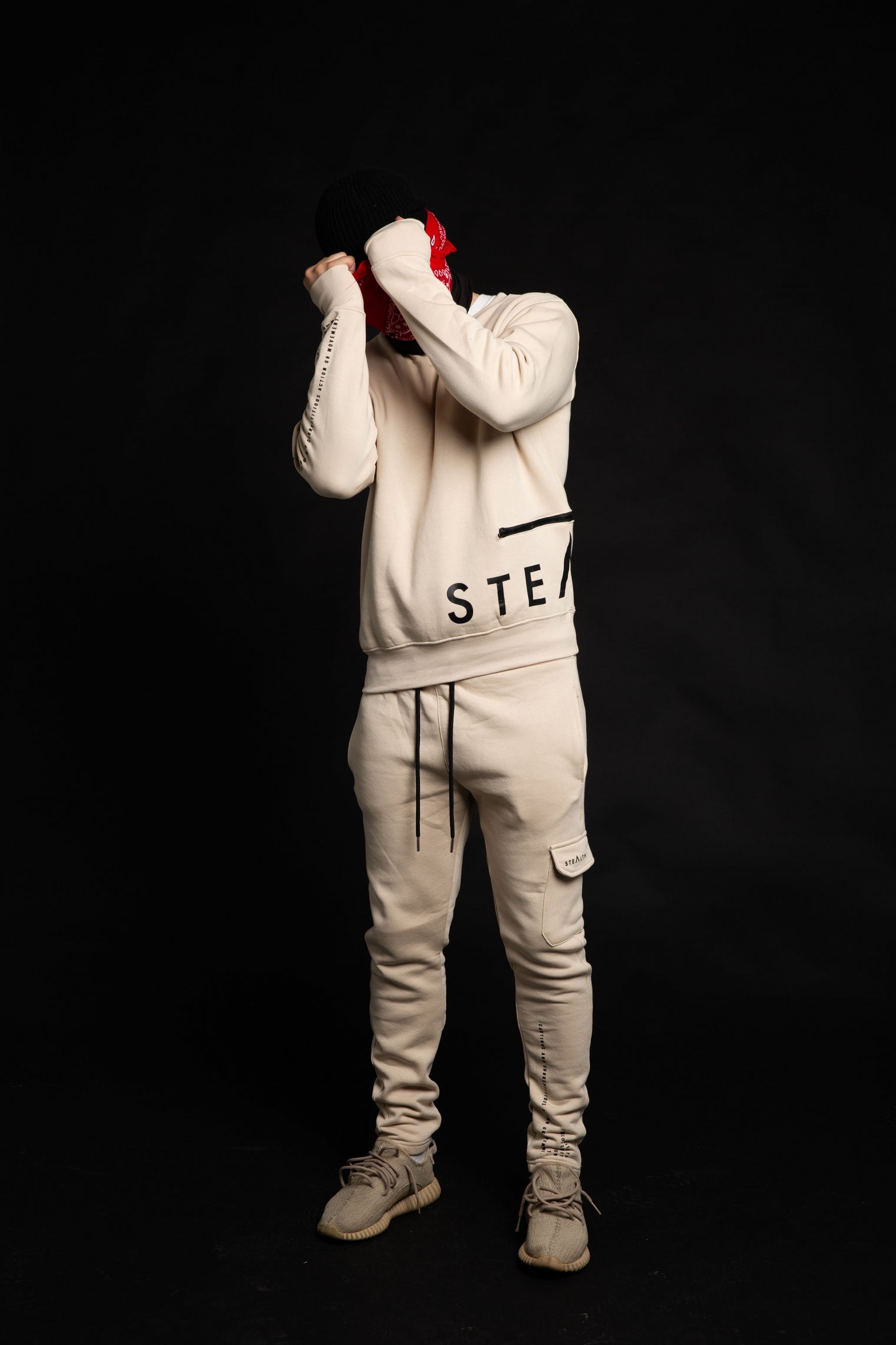 No Side Man Tracksuit (Beige)
