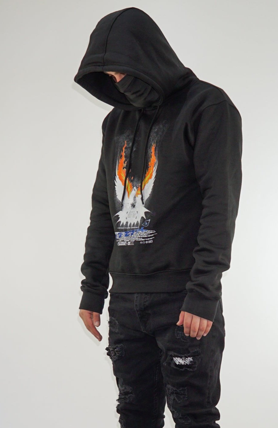 Flutter Hoody (built in Facemask)