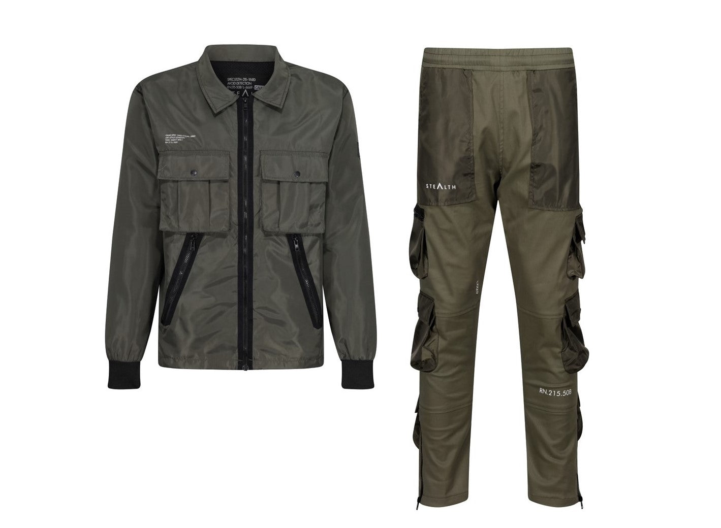 Cargo Tracksuit (Olive)