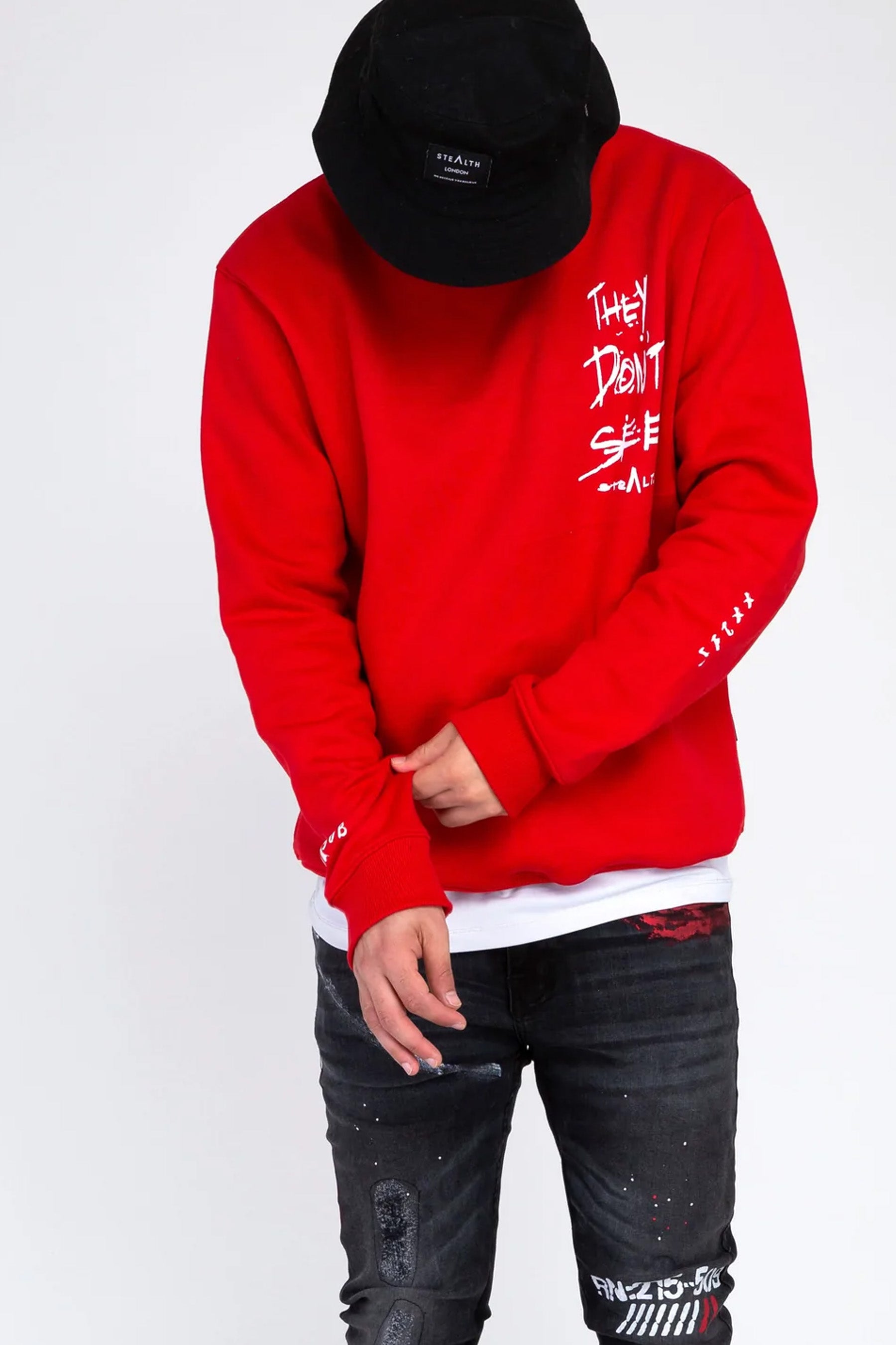 They Don't See Sweatshirt (Red)