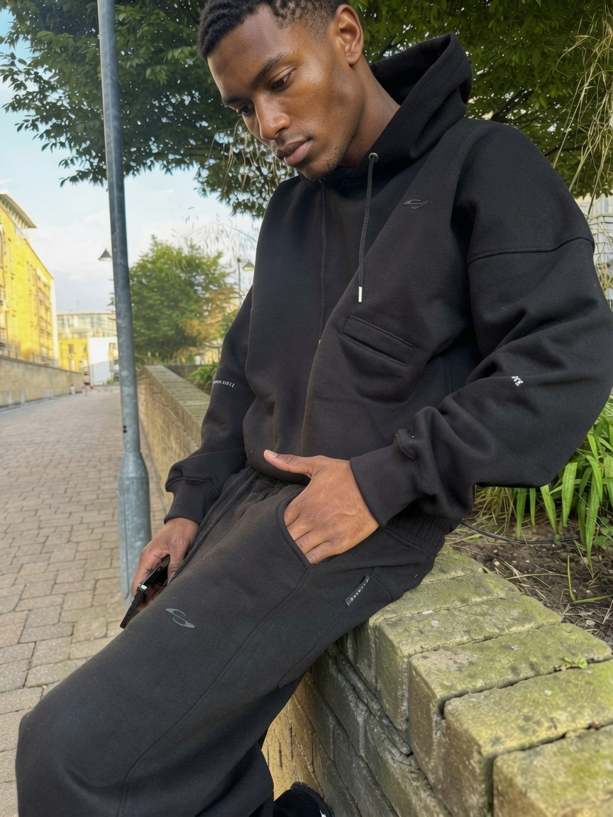 Tactical Shadow Tracksuit (Black 450GSM)