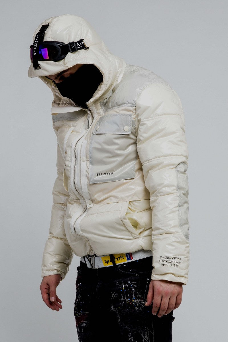 Summit Goggle Puffa Jacket  Light Sand/Dessert Grey