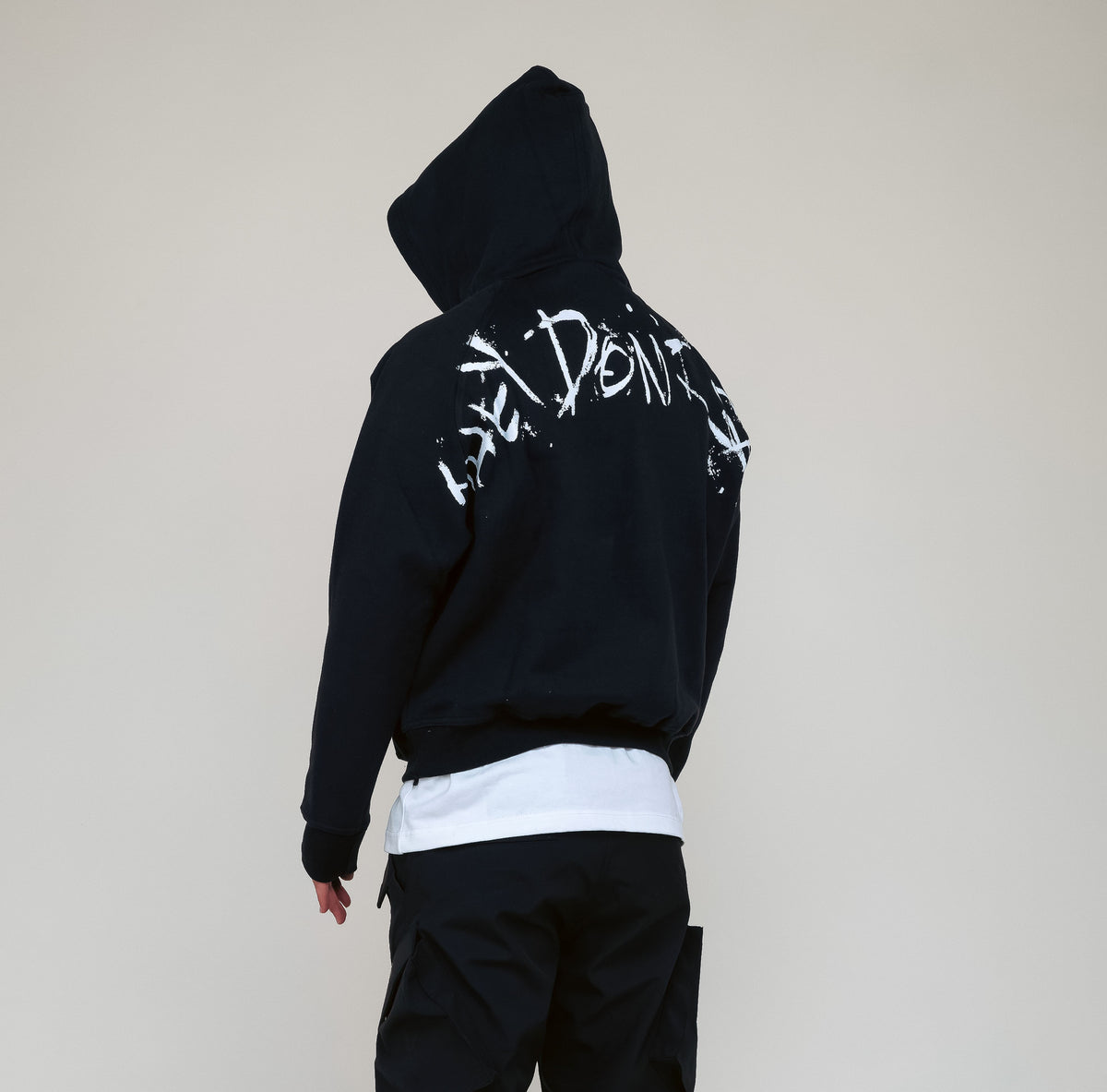 They don't see heavy weight Hoody (Black)