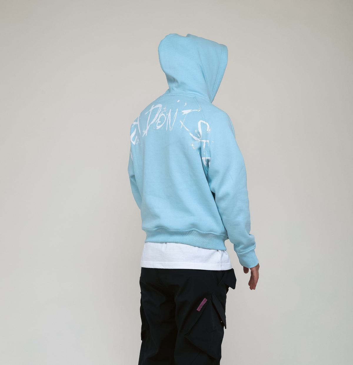 They don't see heavy weight Hoody (Sky Blue)