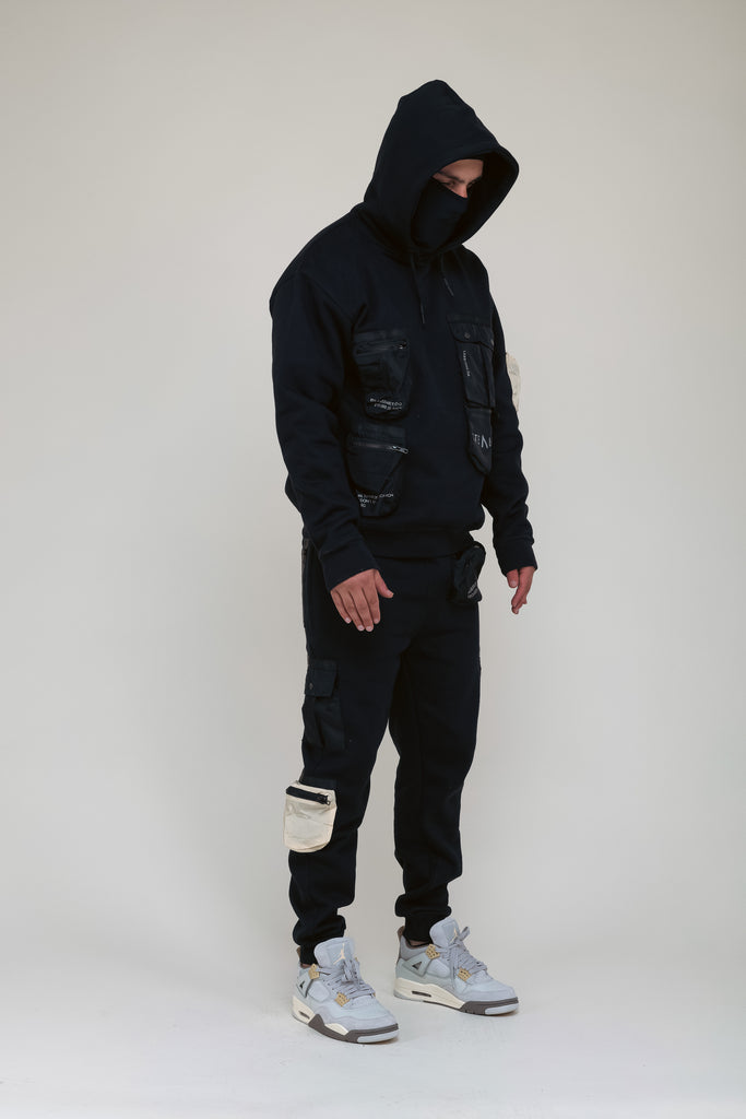 Utility Tracksuit (Black/Black)