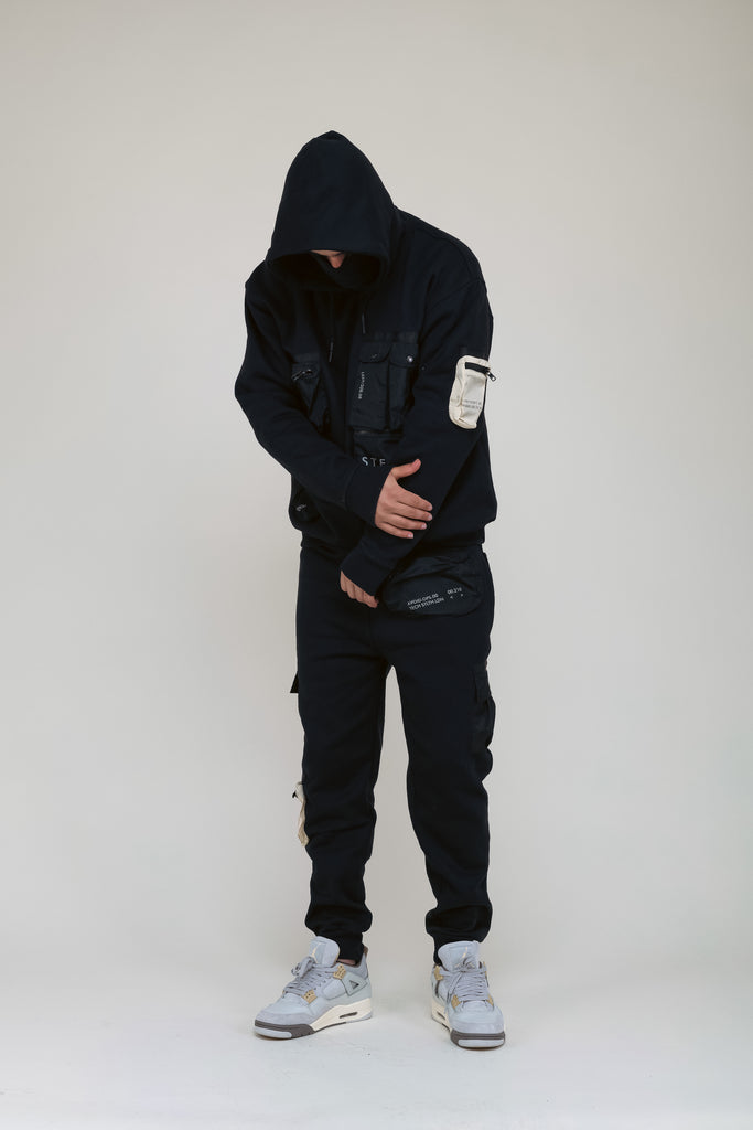 Utility Tracksuit (Black/Black)