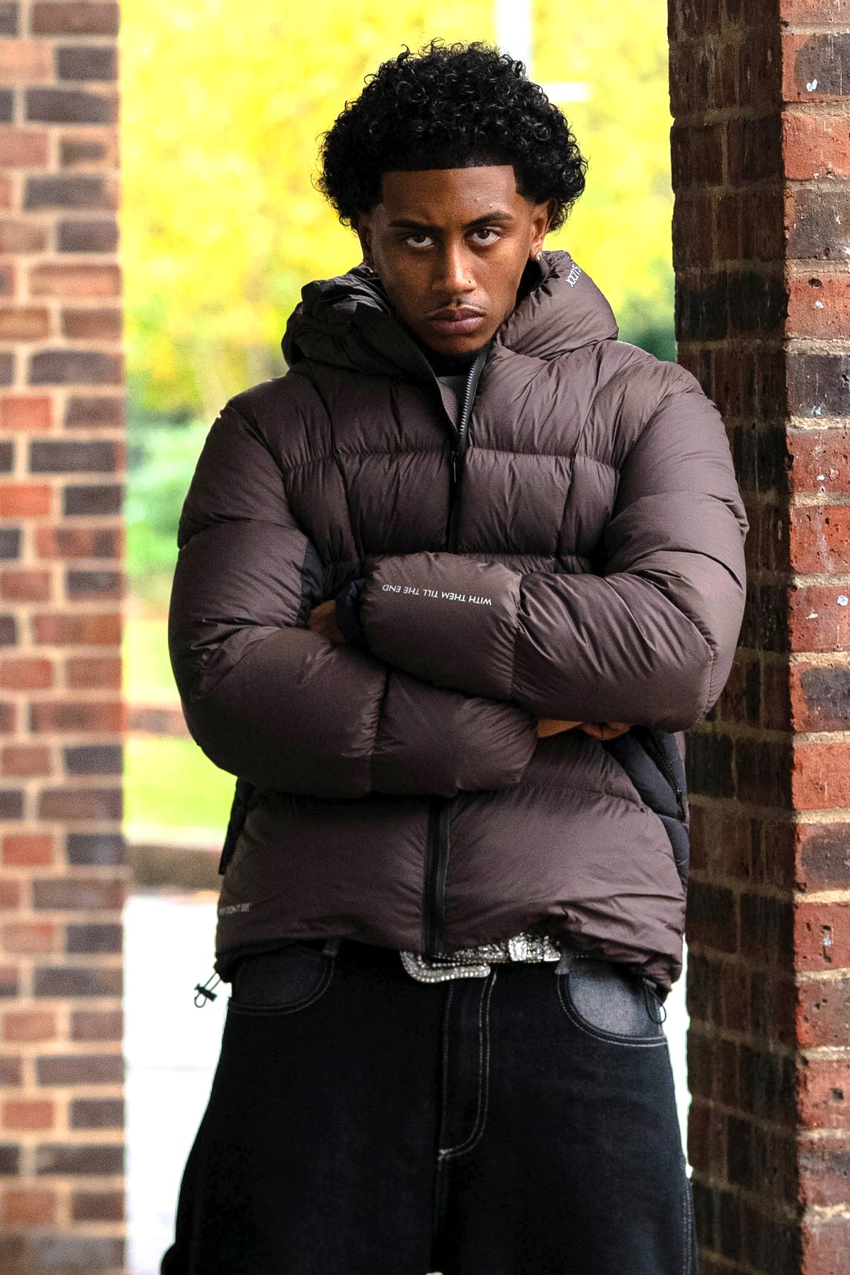 Phantom Down Jacket (Brown/Black)