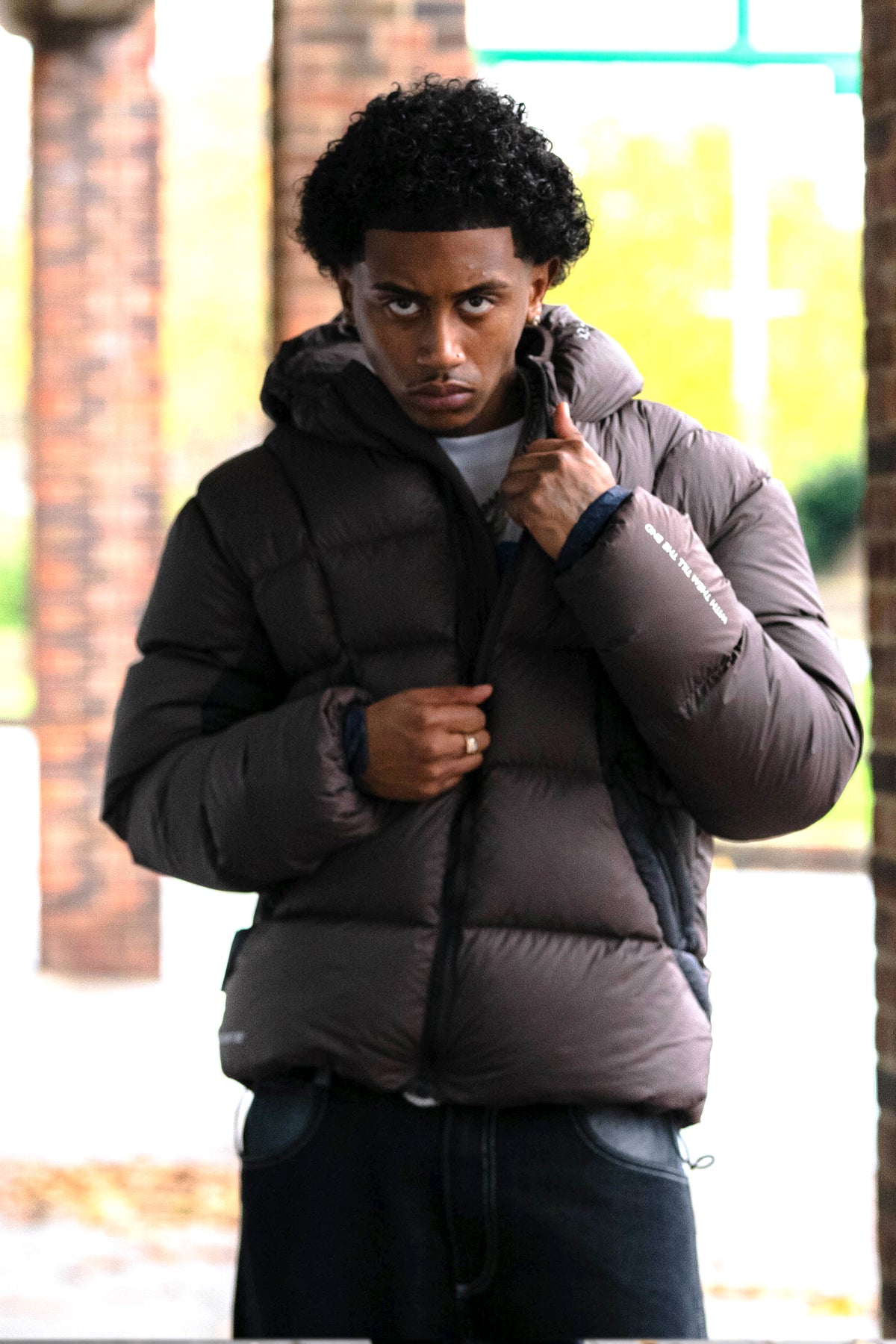Phantom Down Jacket (Brown/Black)