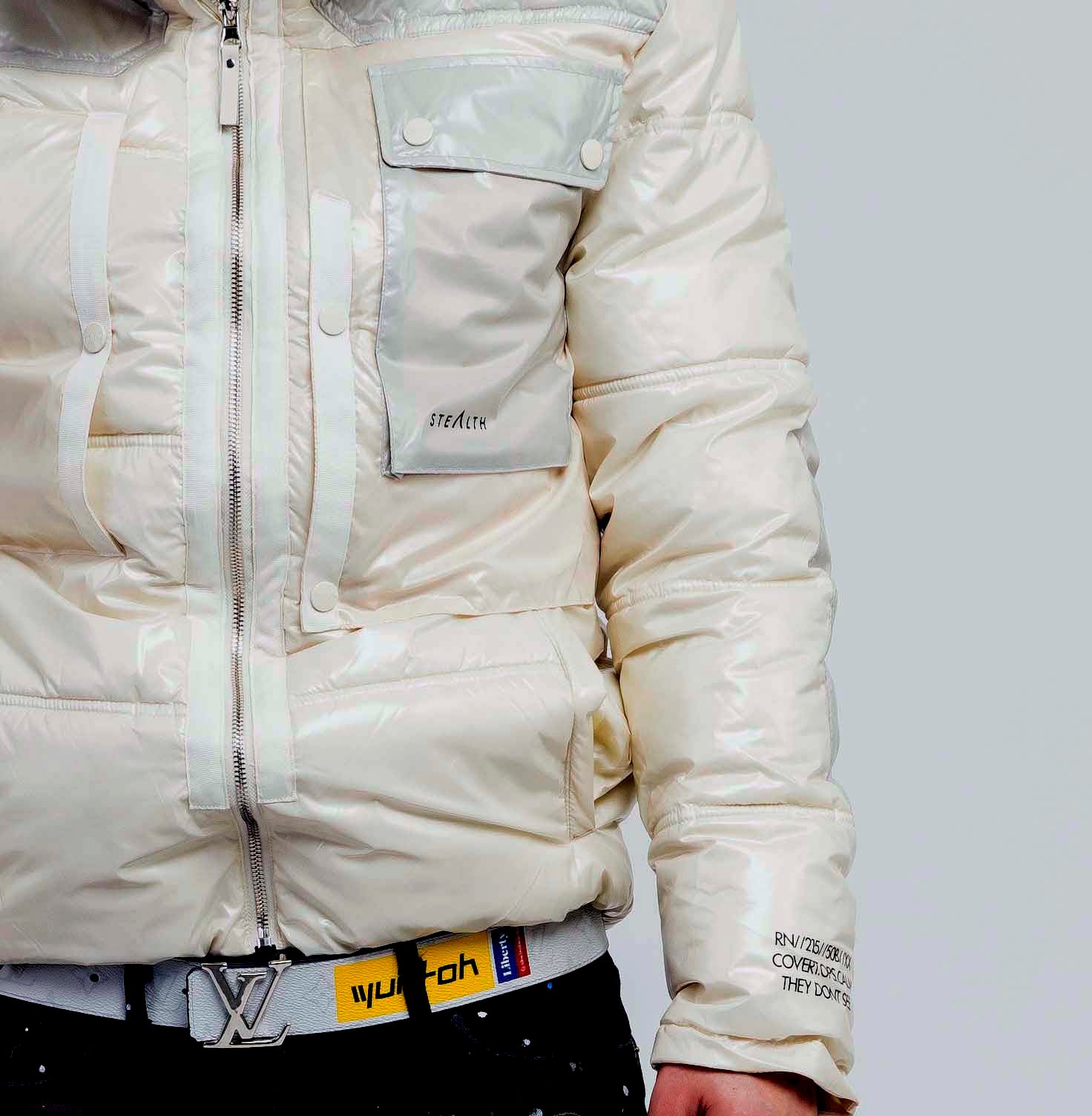 Summit Goggle Puffa Jacket  Light Sand/Dessert Grey