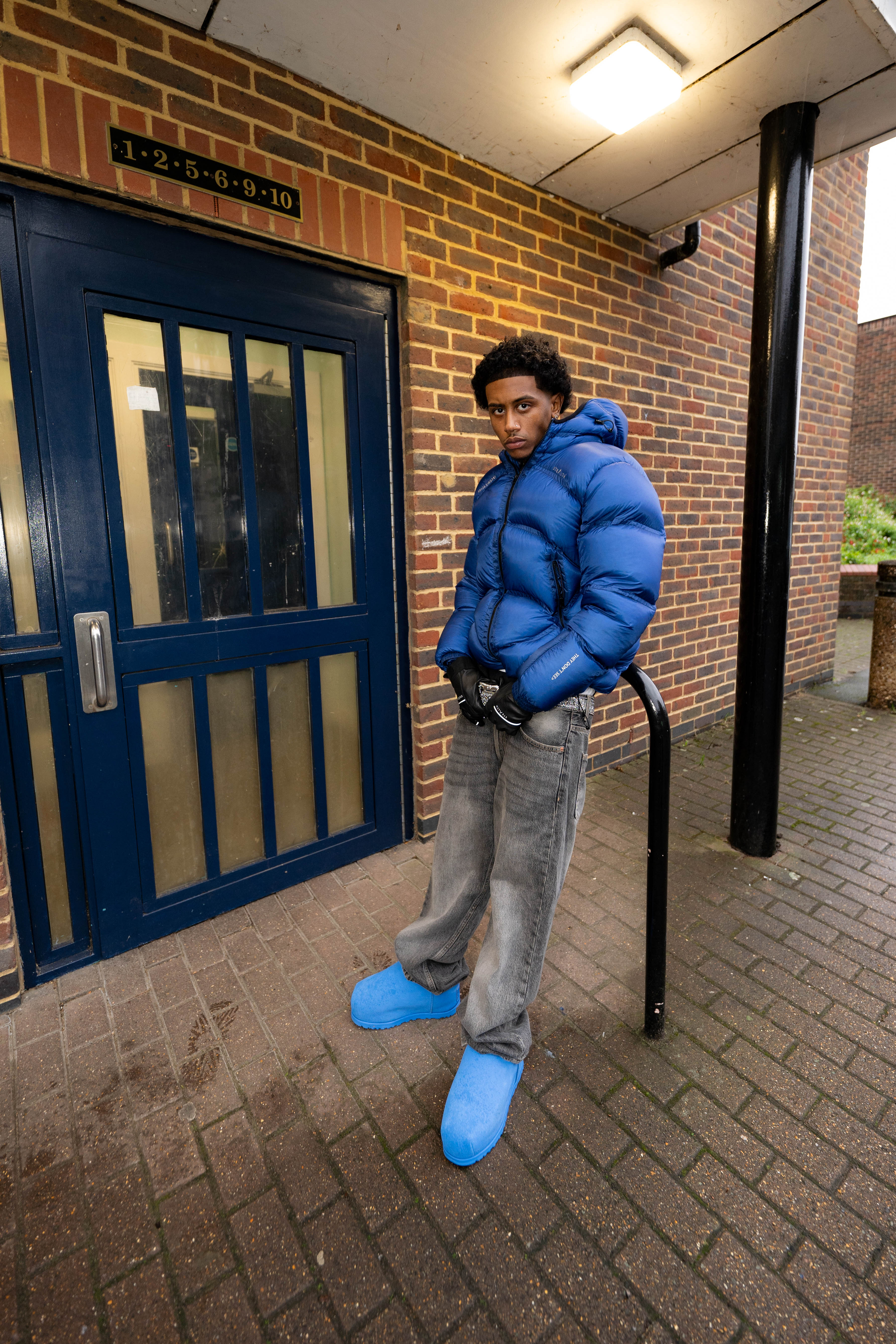 Shadow Storm Puffa Jacket (Stealth Blue)