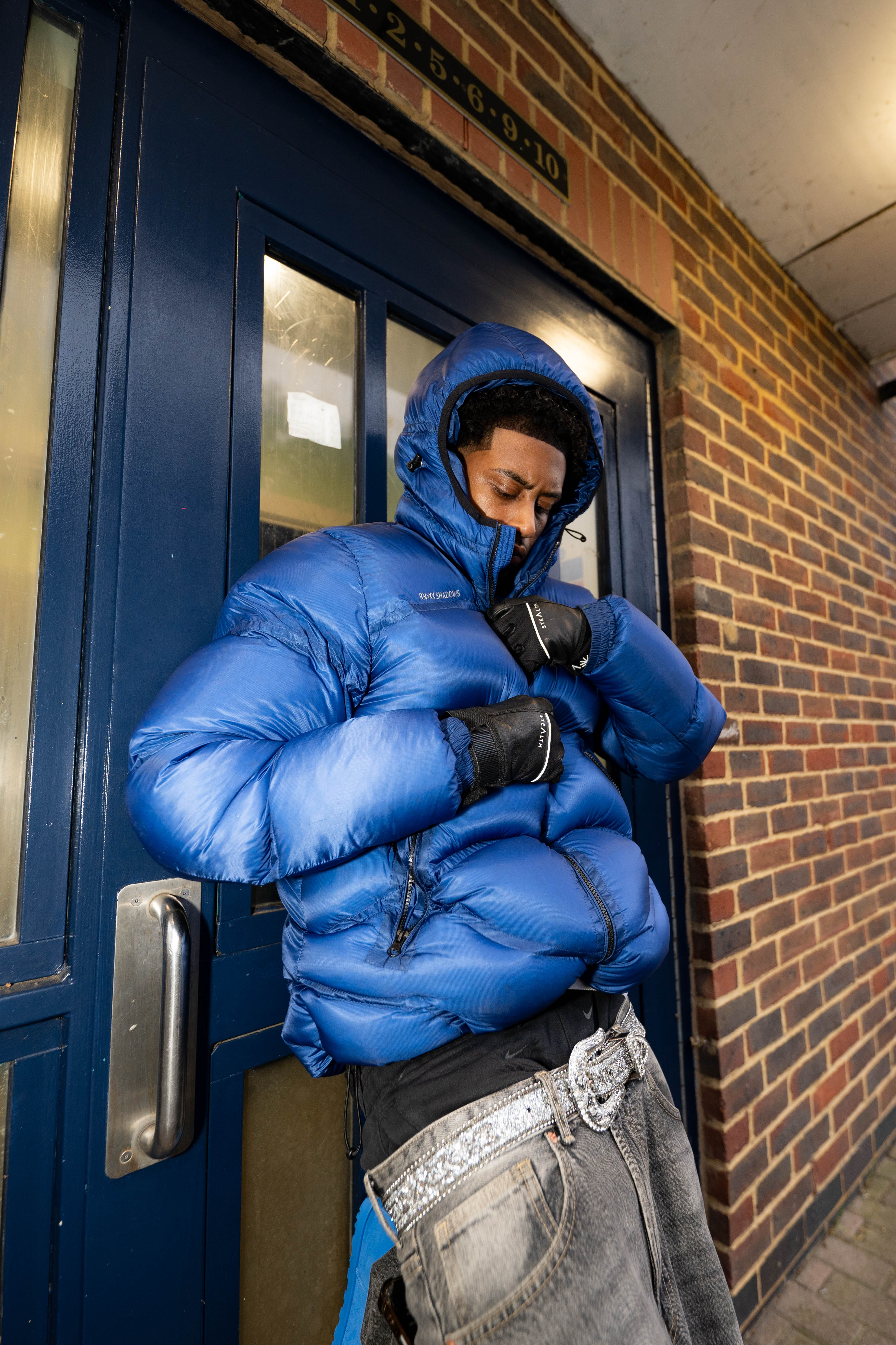 Shadow Storm Puffa Jacket (Stealth Blue)