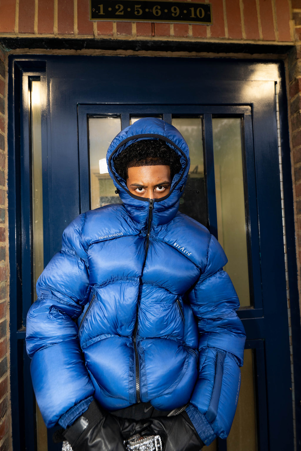 Shadow Storm Puffa Jacket (Stealth Blue)
