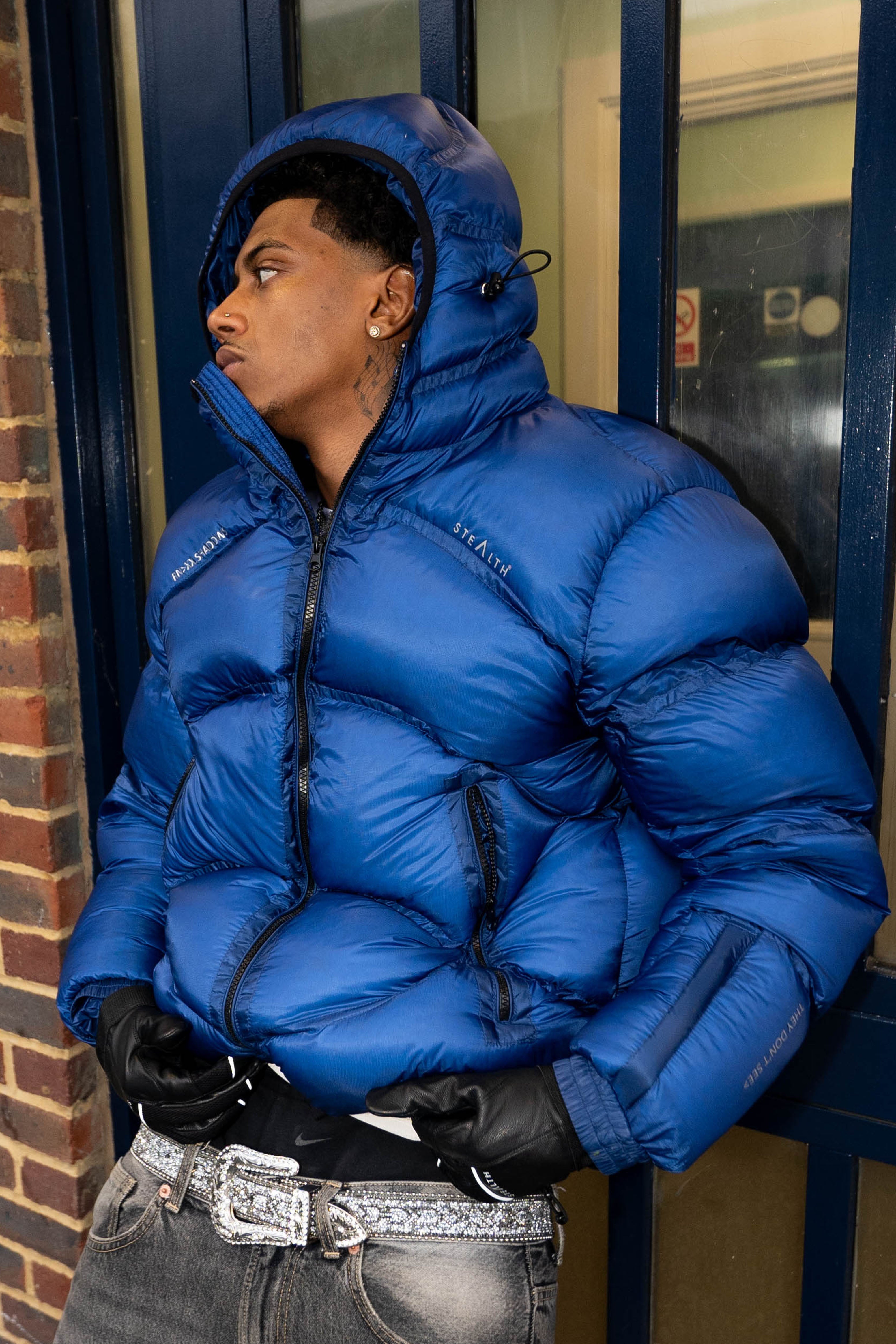 Shadow Storm Puffa Jacket (Stealth Blue)