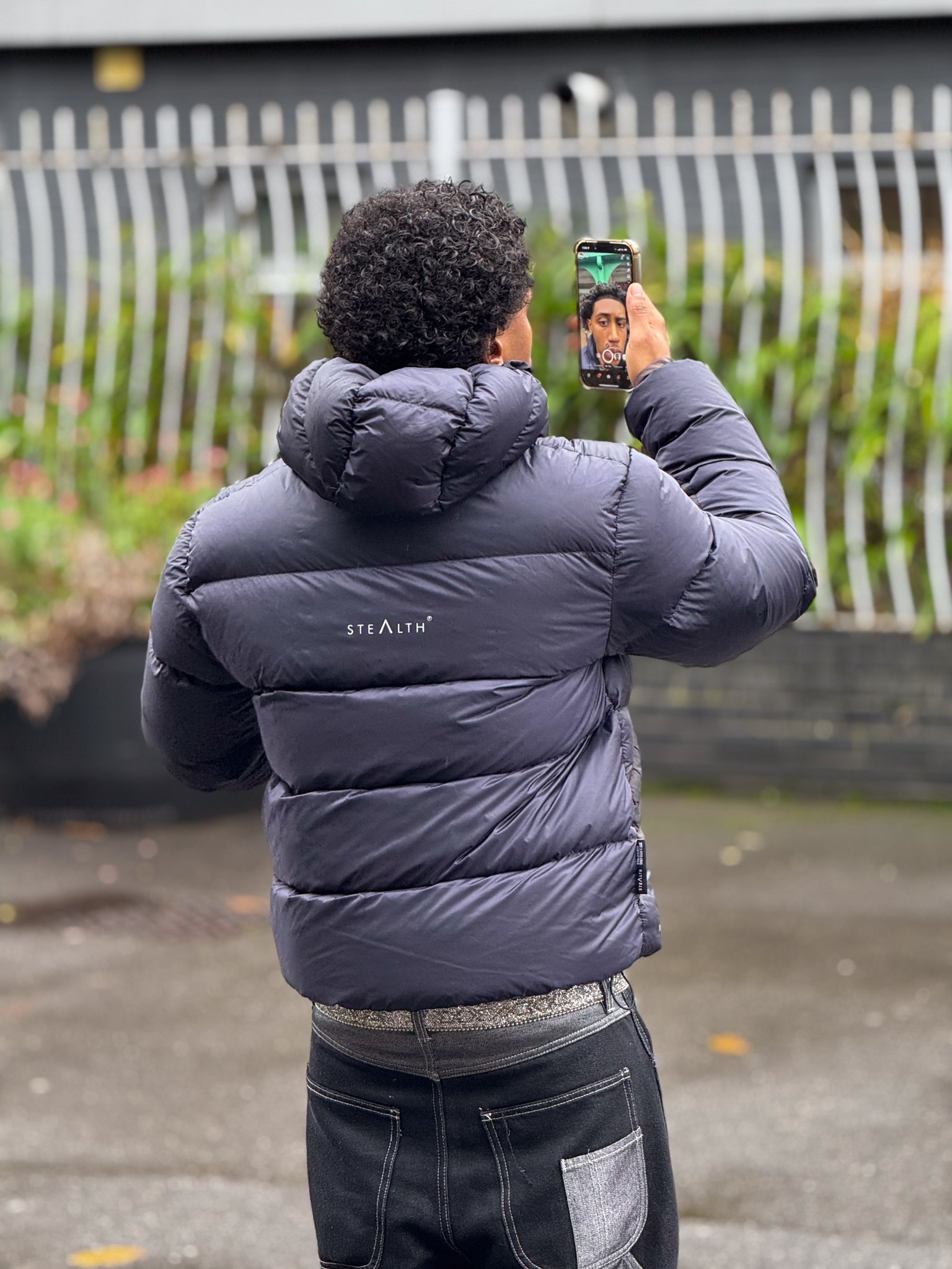 Phantom Down Jacket (Navy Black)