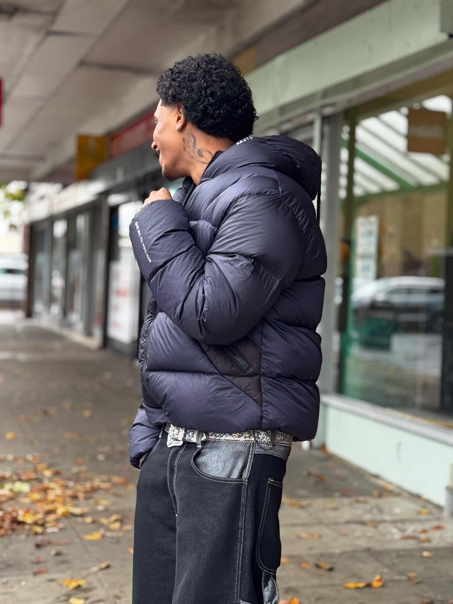 Phantom Down Jacket (Navy Black)