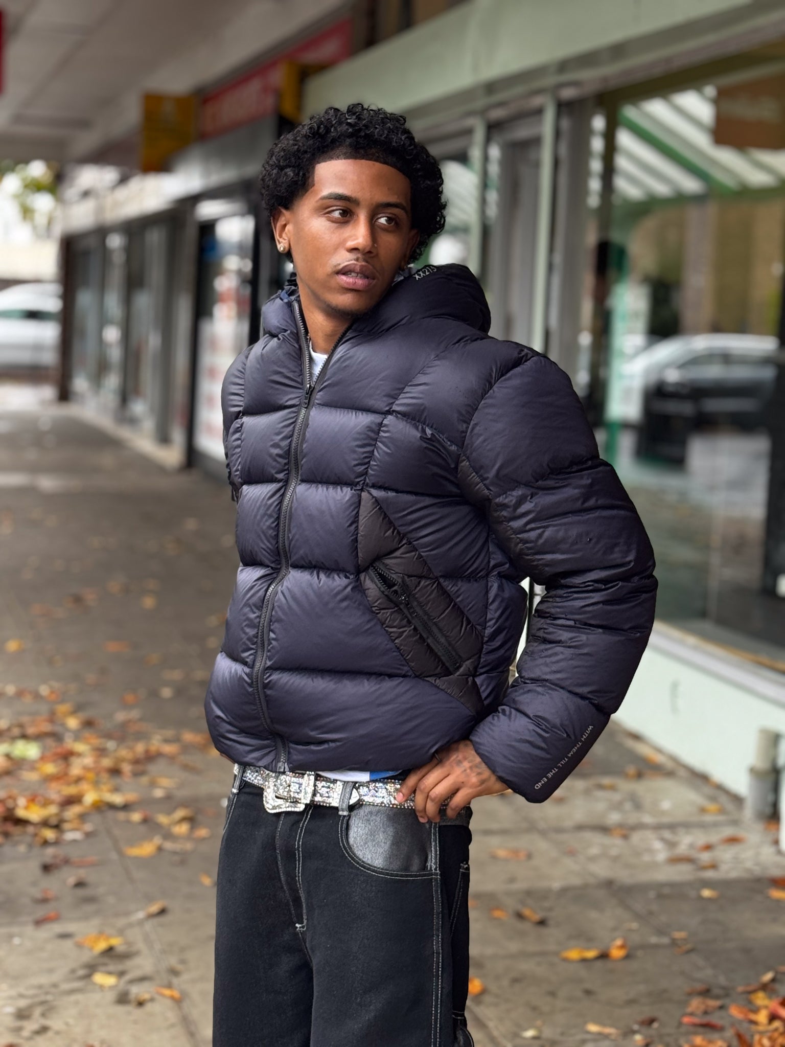 Phantom Down Jacket (Navy Black)