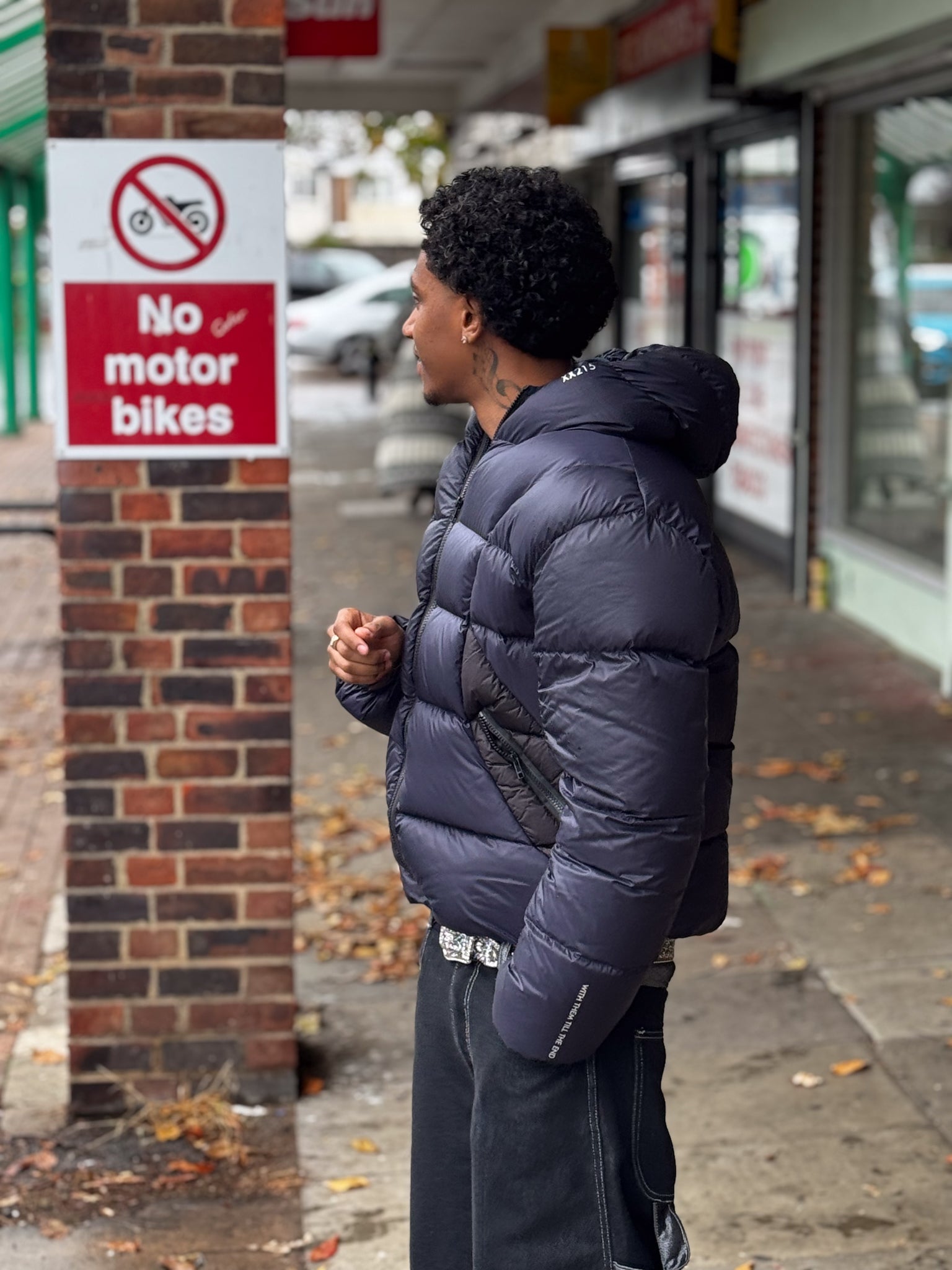 Phantom Down Jacket (Navy Black)