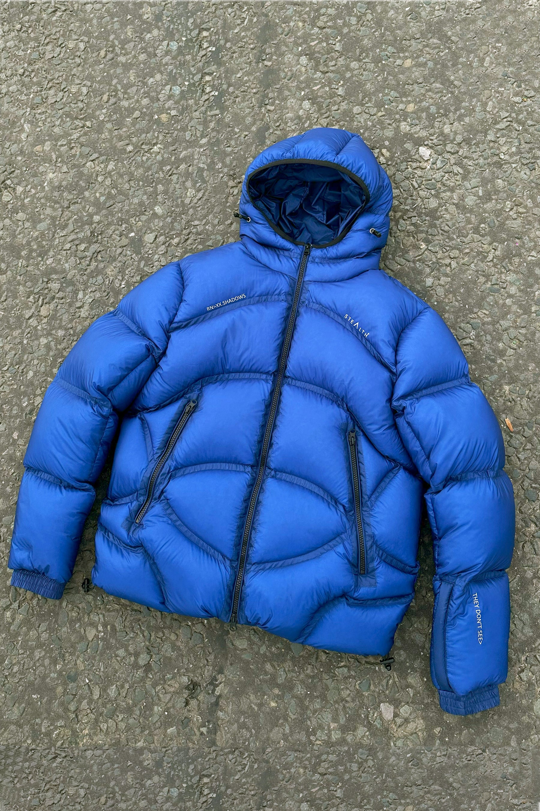 Shadow Storm Puffa Jacket (Stealth Blue)