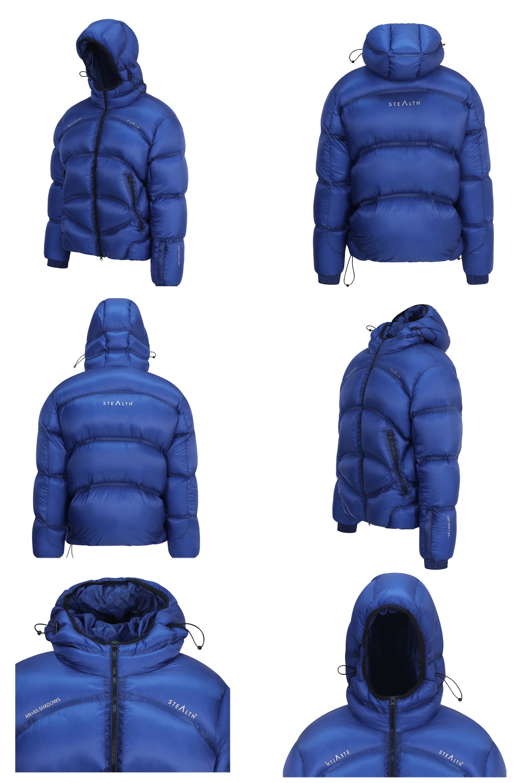 Shadow Storm Puffa Jacket (Stealth Blue)