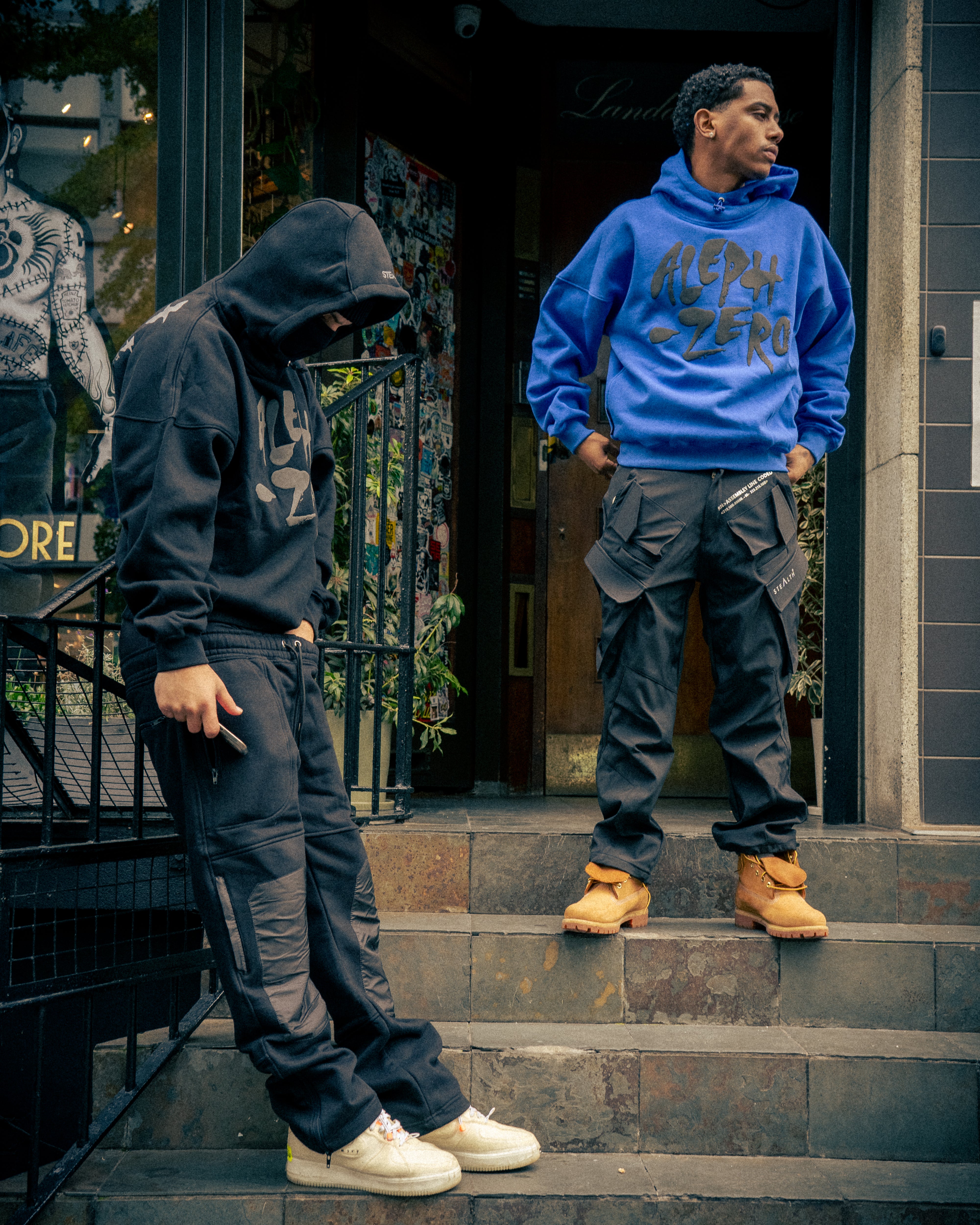 Tech Cargo pants (Black)