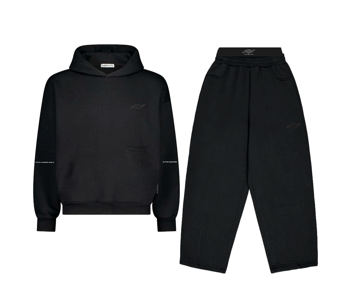 Tactical Shadow Tracksuit (Black 450GSM)