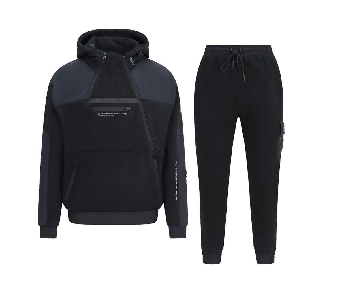 Quantom Tech Tracksuit V2 (Black)