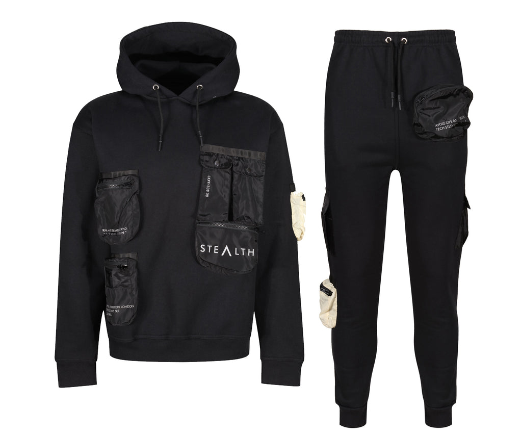 Utility Tracksuit (Black/Black)