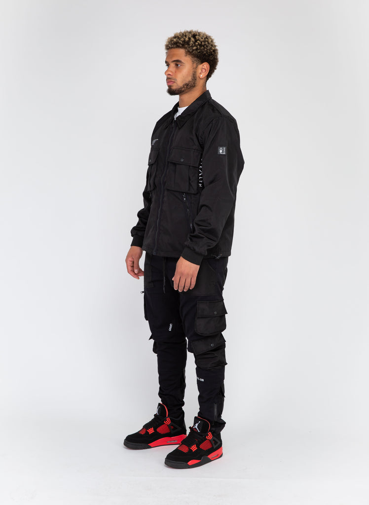 Cargo Tracksuit (Black)