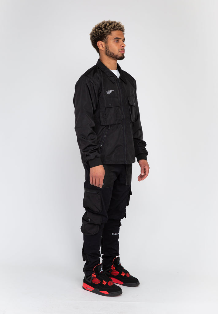 Cargo Tracksuit (Black)