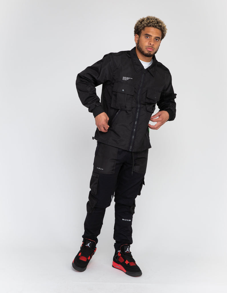 Cargo Tracksuit (Black)