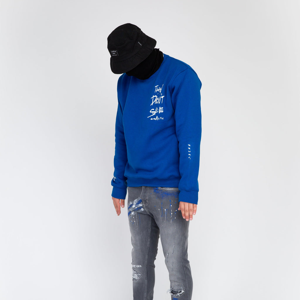 They Don't See Sweatshirt (Royal)