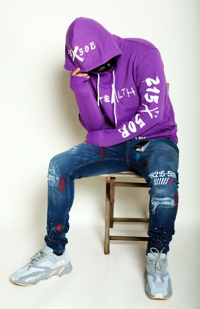 215X50B Hoody (Purple/White)