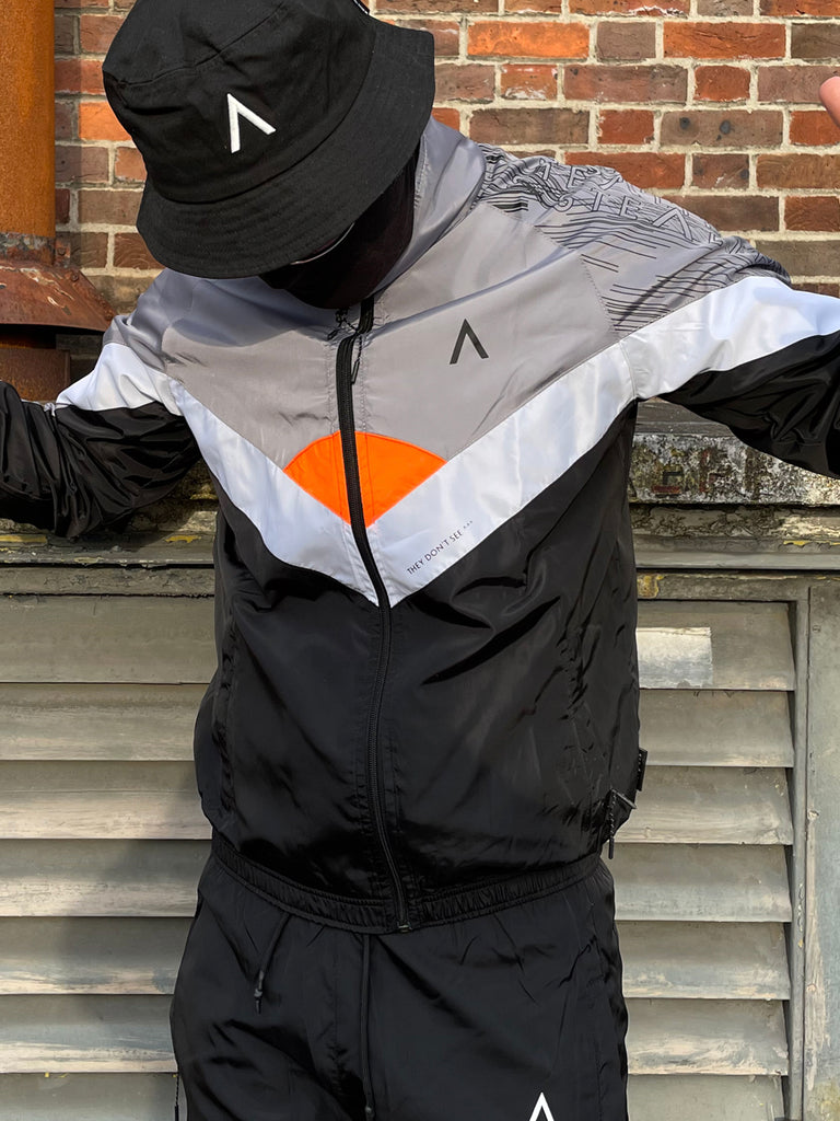 Mclarren Tracksuit (Black/White/Orange)