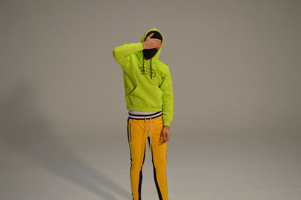 Facemask Hoody (Lime)