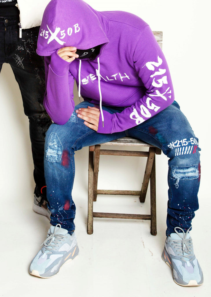 215X50B Hoody (Purple/White)