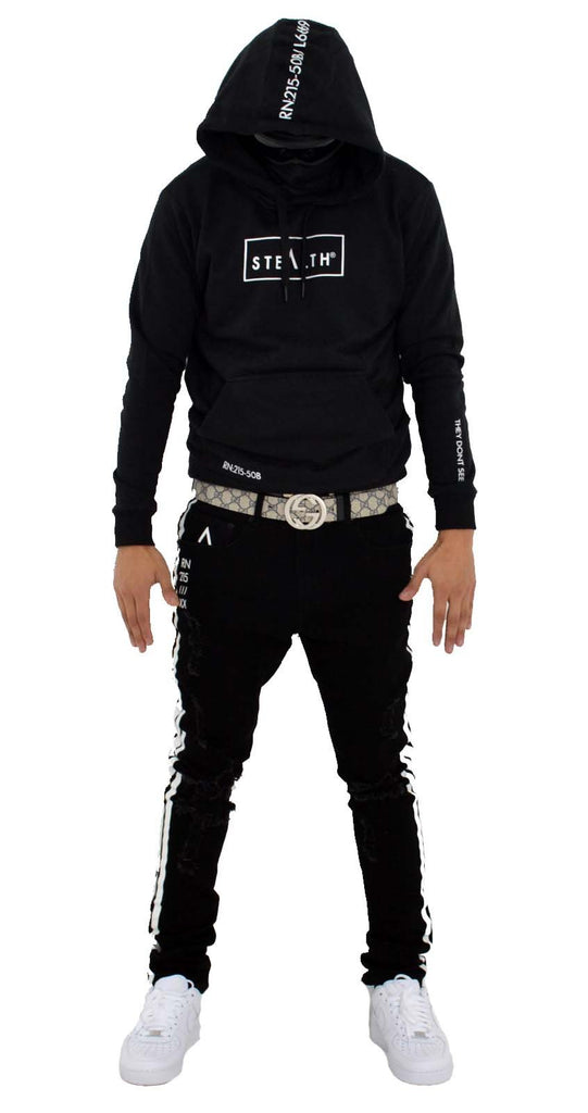 Facemask Hoody (Black)