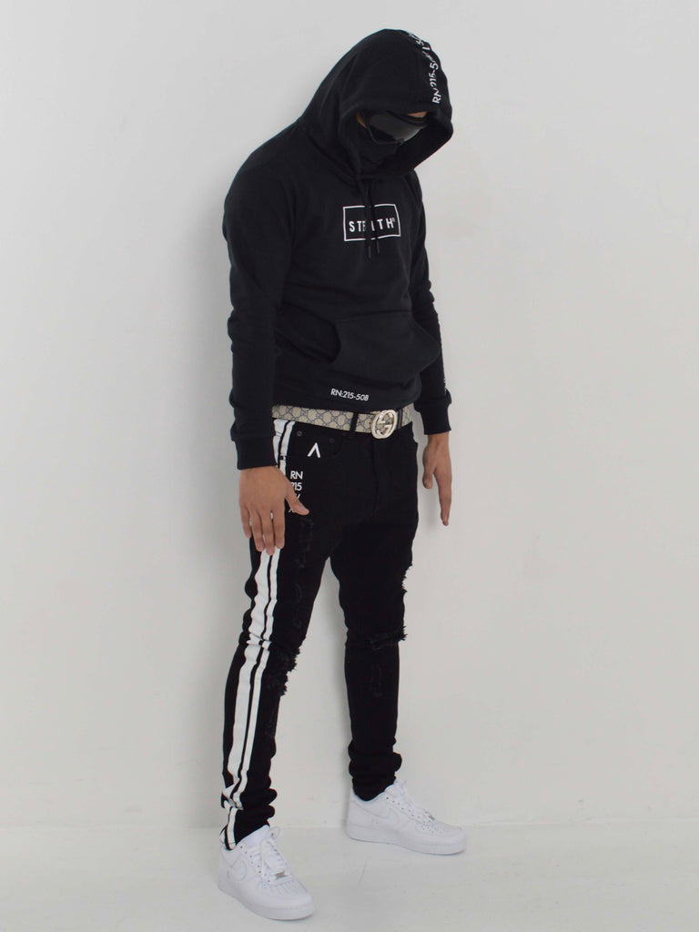 Facemask Hoody (Black)